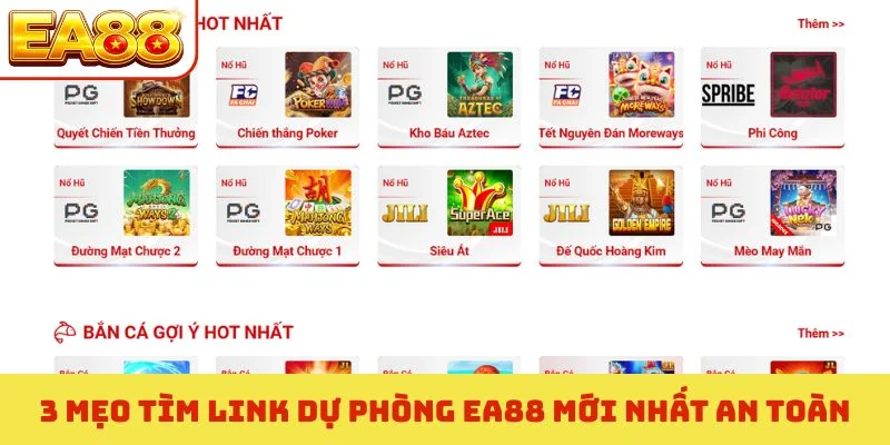 Link Dự Phòng EA88 Mới Nhất - Cách Vào Game Không Bị Chặn 3 3 mẹo tìm link dự phòng EA88 mới nhất an toàn