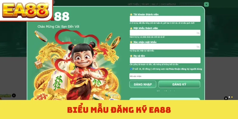 EA88 10 Biểu mẫu đăng ký EA88