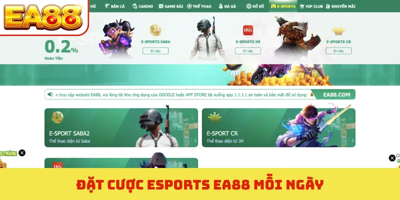 EA88 9 Đặt cược esports EA88 mỗi ngày